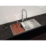 Cuba de 97x46cm TDC com Acessórios Quadrum 2.5C Ref. 94009153 Inox Tramontina
