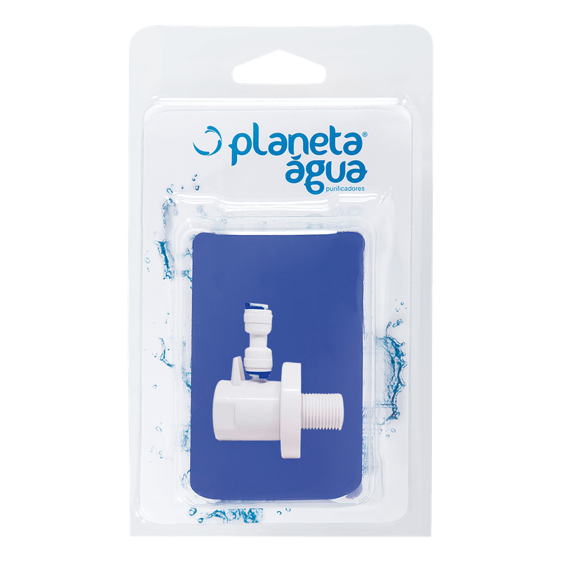 Conexão em T com Engate Rápido Reto de 1/2" Ref. AC051 Planeta Água