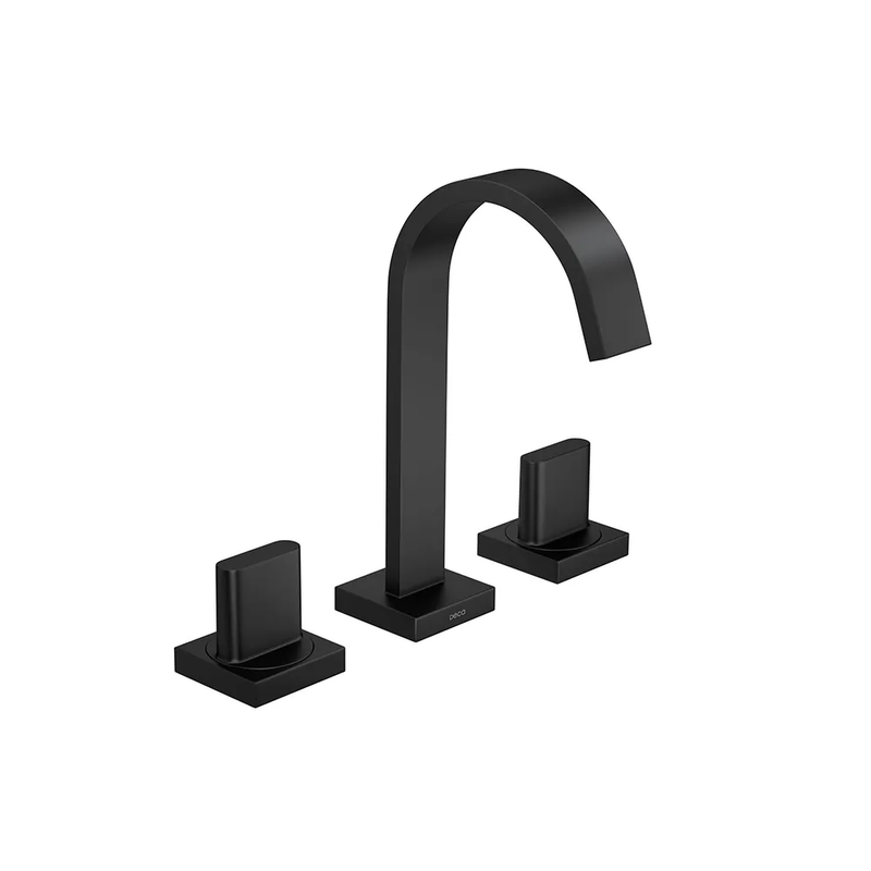 Misturador para Lavatório de Mesa com Bica Alta Polo Ref. 1877.BL33.MT Black Matte Deca