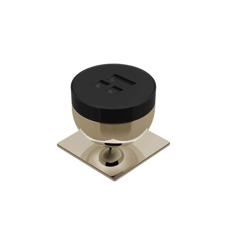 Porta Escovas Woman Gold/Preto Zen