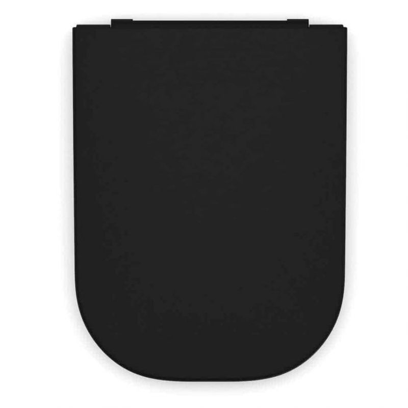 Assento Sanitário Termofixo com Soft Close Gap Black Matte Roca