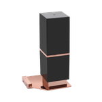Porta Objetos Elemento Rose Gold/Preto Zen