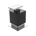 Saboneteira Líquida One Inox Polido/Preto Zen