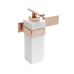 Saboneteira Líquida Soul Rose Gold/Branco Zen