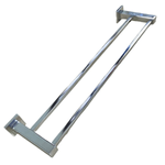 Toalheiro Duplo de 45cm Ferrara Ref. 1177 Cromado Tirreno