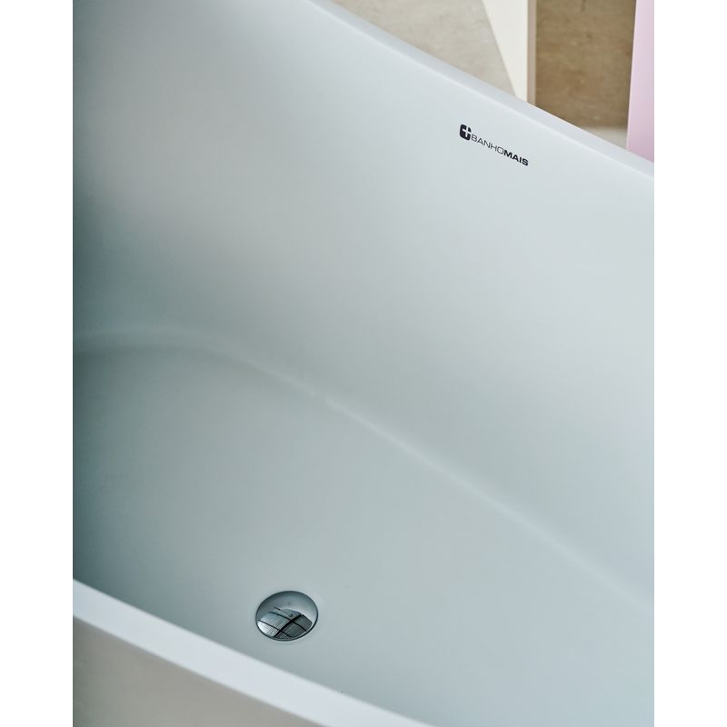 Banheira Oval BM011 Branco Banhomais