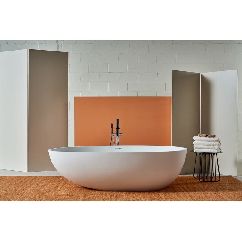 Banheira Oval BM053 Branco Banhomais
