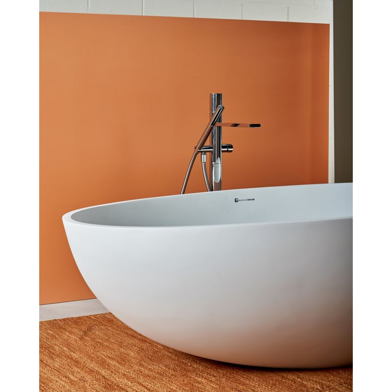 Banheira Oval BM053 Branco Banhomais
