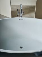 Banheira Oval com Acabamento Color Coating BM056 Chumbo Banhomais