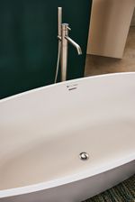 Banheira Retangular BM10 com Ladrão Branco Banhomais