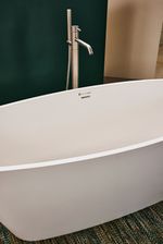 Banheira Retangular BM10 com Ladrão Branco Banhomais