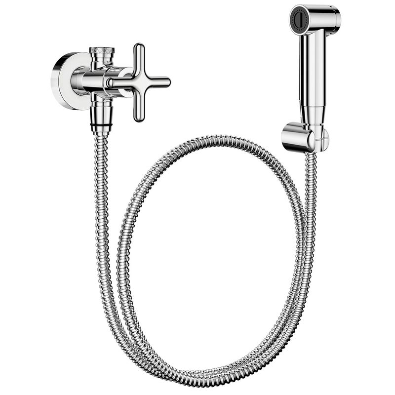 Ducha Higiênica com Registro e Derivação Liss Ref. 00921106 Cromado Docol