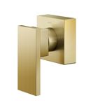 Acabamento para Registro Base Deca de 3/4" New Edge Ref. 00925872 Ouro Escovado Docol