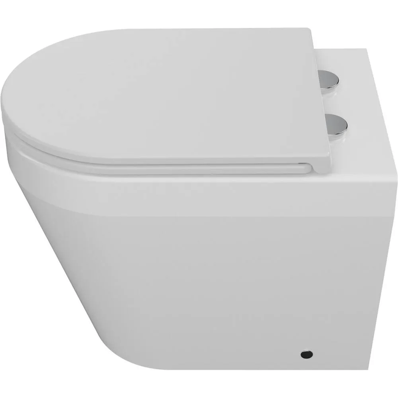 Kit Completo Bacia Convencional Vulcano Ref. 12.0210.0105A Branco Acqua