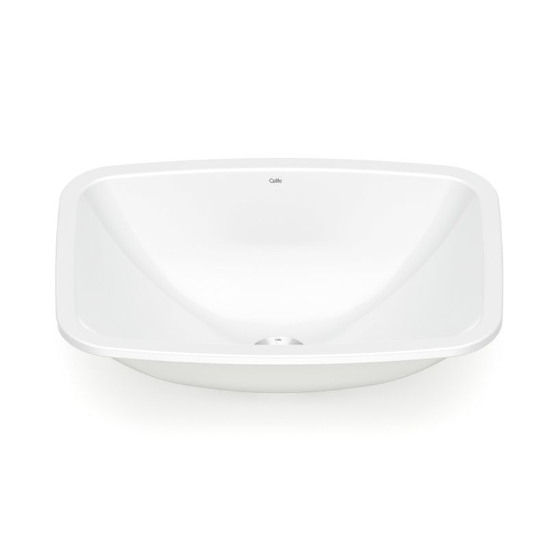 Cuba de Embutir Retangular de 50x37cm Elite Branco Celite