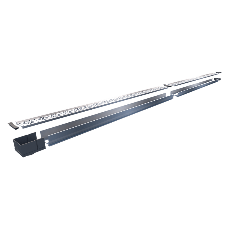 Topcar 100x9 Metros com Saída Horizontal e Vertical Anodizado Top Max