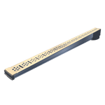 Topbox 35x0,80 Metro com Saída Deslocado Extremidade Vertical Bege Top Max