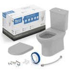 Kit Bacia com Caixa Acoplada e Acessórios Nexo Stone Roca
