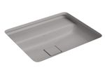 Cuba de Embutir Retangular com Mesa de 50cm L-33050 Ref. L.33050.M.85 Soft Antracite Deca