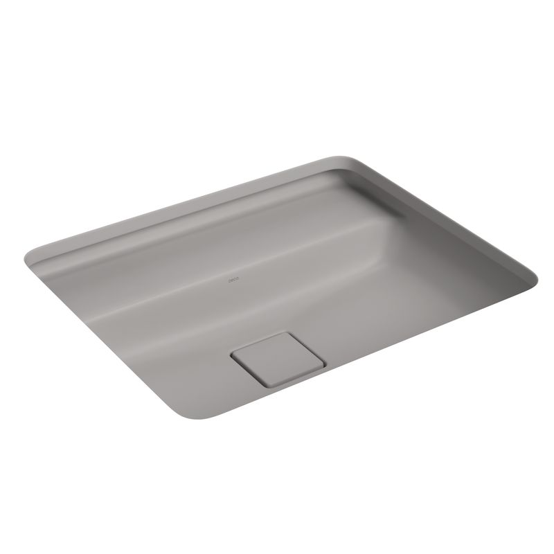 Cuba de Embutir Retangular com Mesa de 50cm L-33050 Ref. L.33050.M.85 Soft Antracite Deca