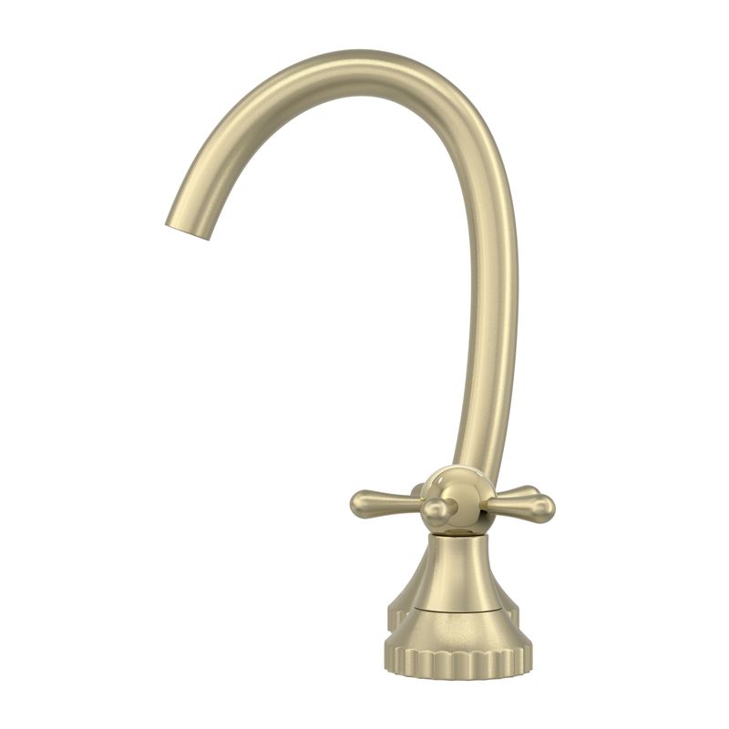 Torneira para Lavatório de Mesa com Bica Alta Pérola 1191.SM108.MT Summer Gold Deca