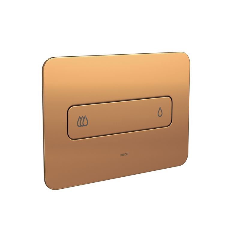 Acabamento para Caixa de Descarga Embutida Quadra Duo 4900.GL01.RD Red Gold Deca