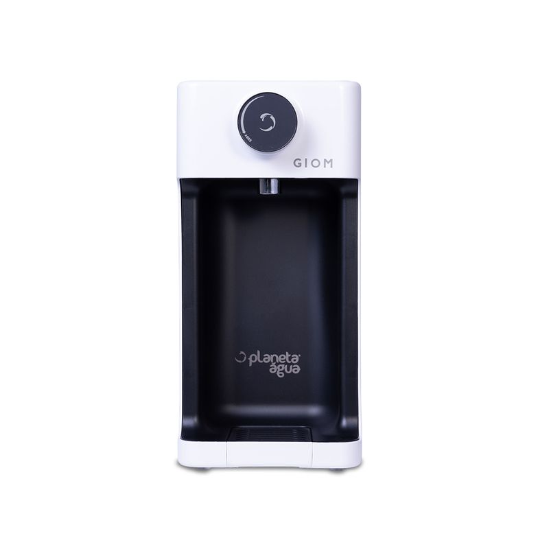 Purificador de Água Natural GIOM Ref. 7500 Branco/Preto Planeta Água