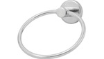 Porta Toalha Rosto Argola Elegance Cromado Hidrolar