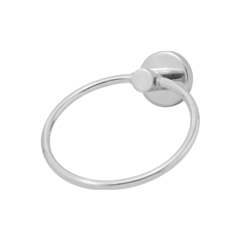 Porta Toalha Rosto Argola Elegance Cromado Hidrolar