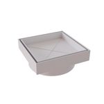 Ralo Invisível Sifonado Smart Branco Estrela