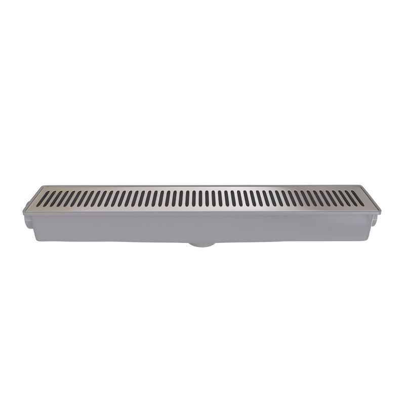 Ralo Linear Sequencial de 7x52cm Clean Ref. 2141 Cromado Estrela
