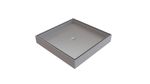 Ralo Quadrado Invisível Clean Cinza Estrela