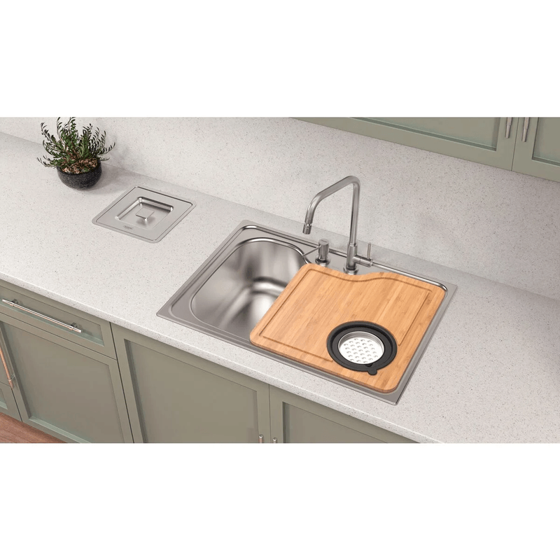 Cuba de Sobrepor com Acessórios 60 FX Morgana Ref. 93806132 Aço Inox Tramontina
