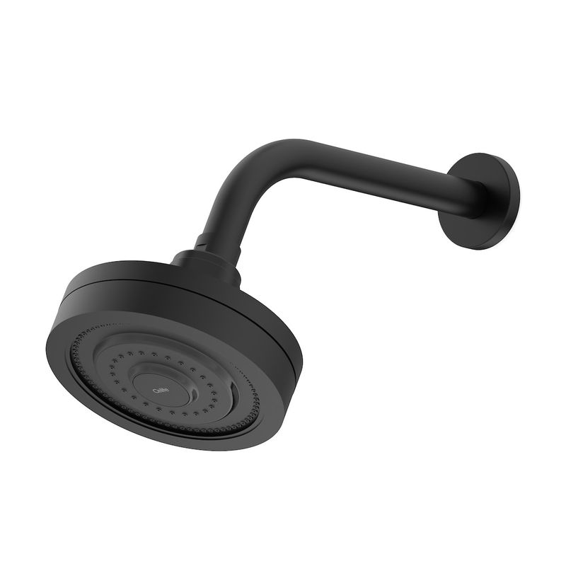Chuveiro de Parede Redondo Master Ref. B5008C6R0B Preto Fosco Celite