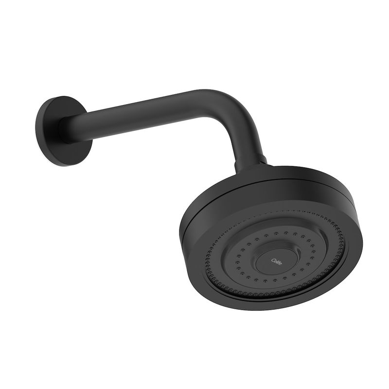 Chuveiro de Parede Redondo Master Ref. B5008C6R0B Preto Fosco Celite
