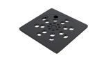 Grelha com Fecho Quadrado Fit  Preto Estrela