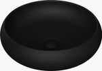Cuba de Apoio Redondo de 40x12cm Vulcano Ref. 12.0211.0404G Preto Fosco Acqua