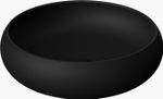 Cuba de Apoio Redondo de 40x12cm Vulcano Ref. 12.0211.0404G Preto Fosco Acqua
