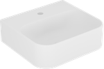 Cuba de Apoio Quadrada com Mesa de 43x39x13cm Sentiero Ref. 12.0314.0202A Branco Fosco Acqua