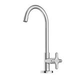 Torneira para Lavatório de Mesa com Bica Alta Cross Cromado Celite