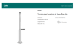 Torneira para Lavatório de Mesa com Bica Alta Design Cromado Celite