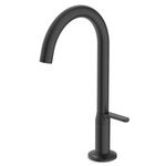 Torneira para Lavatório de Mesa com Bica Baixa Design Preto Matte Celite