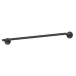 Porta Toalha Barra de 60cm City Preto Matte Celite