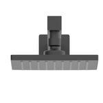 Chuveiro de Parede com Braço de 15cm Flow Preto Matte Celite