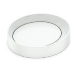 Cuba de Apoio Oval D5 de 45cm Design Branco Celite