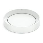 Cuba de Apoio Oval D5 de 45cm Design Branco Celite