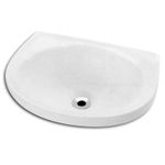 Lavatório Suspenso de 47x35cm Guarapari Branco Celite