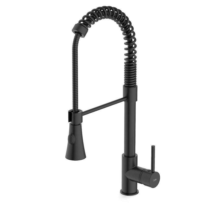 Misturador Monocomando para Cozinha de Mesa Gourmet Preto Matte Celite