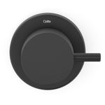 Acabamento para Registro Base Deca até 1" Basic Preto Matte Celite