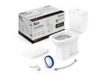 Kit Bacia com Caixa Acoplada e Acessórios Square Ref. C329723003 Branco Roca